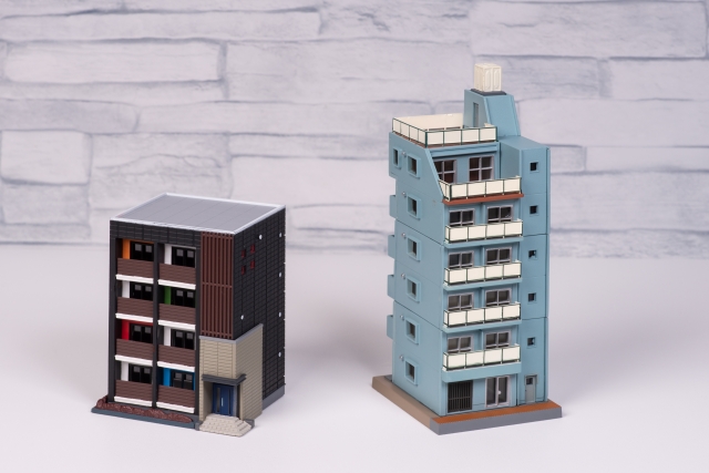 マンション・アパートの模型