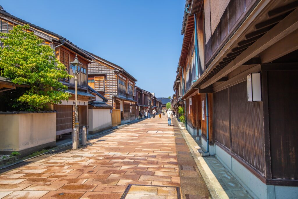 金沢の町並み